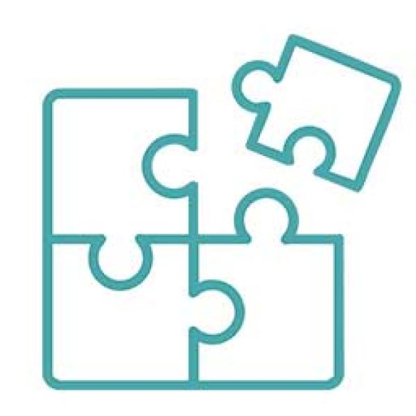 Icon with puzzle icon representing special education