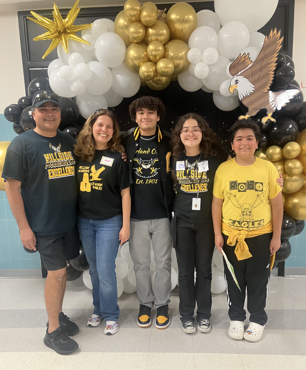 a hispanic family of five