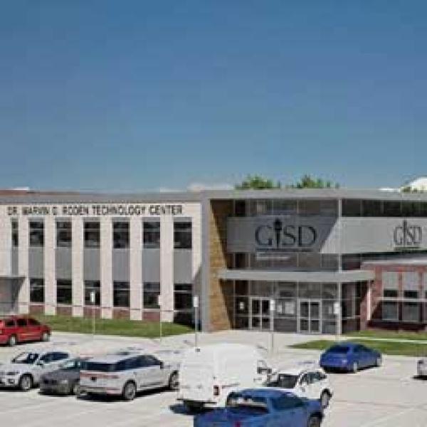 Rendering of front of new Technology Center