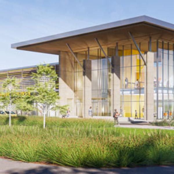 rendering of planned Freeman campus