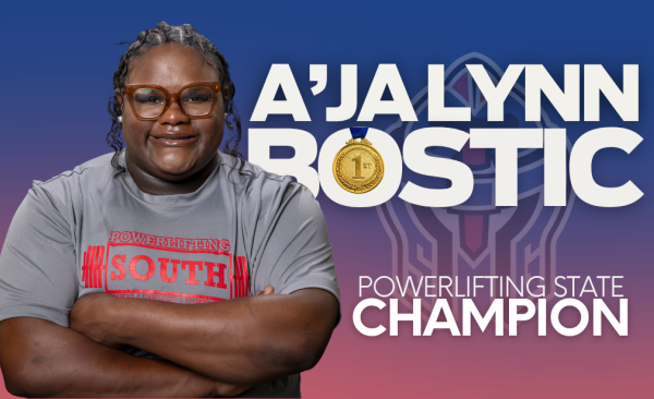A'jaLynn Bostic Powerlifting State Champion