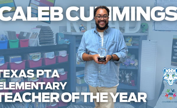 Caleb Cummings Texas PTA Elementary Teacher of the Year