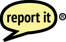 Report it speech bubble icon