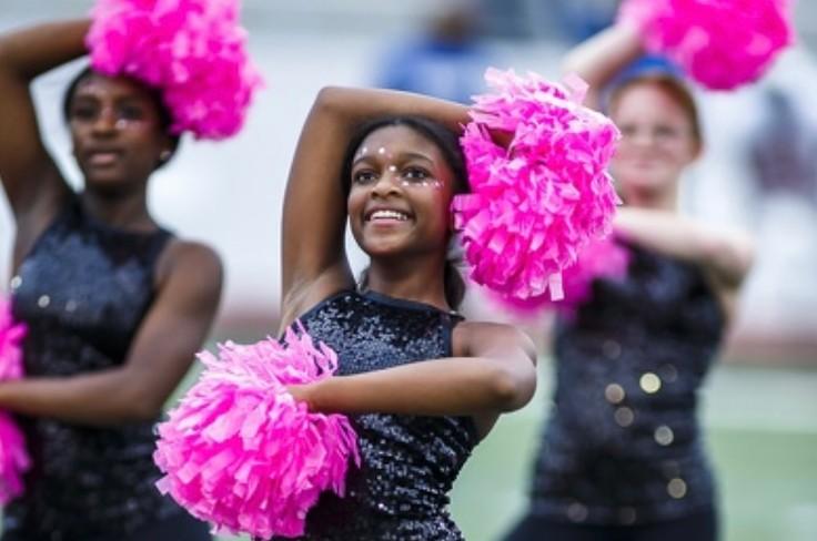 Brandenburg dance team at football game