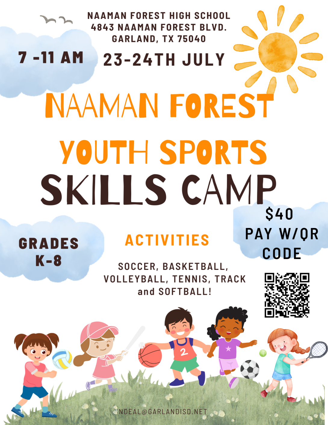 NFHS Youth Sports Skills Camp