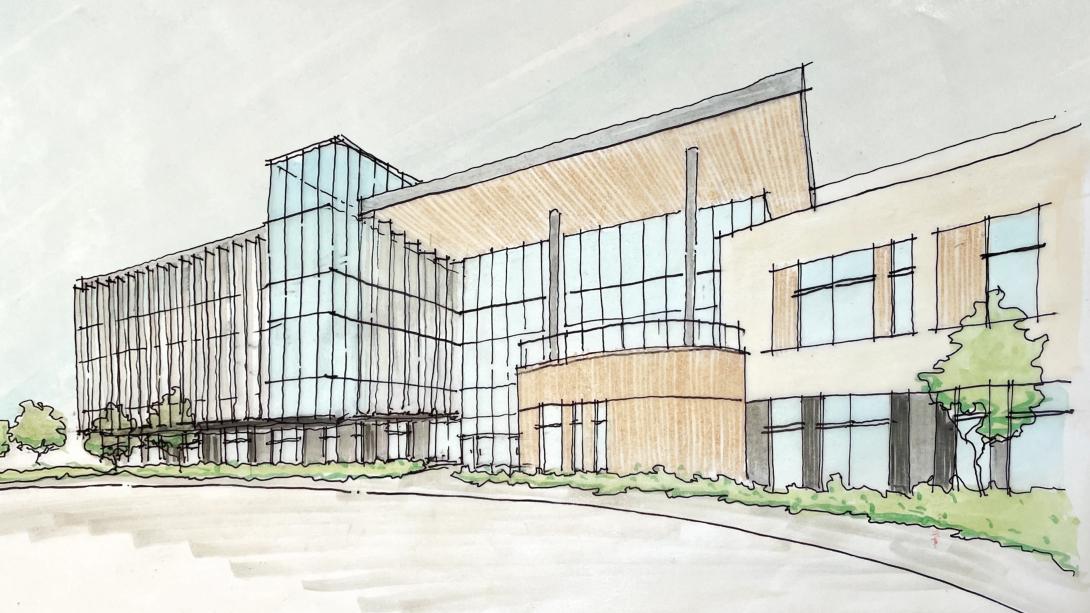 2D Rendering of the new Kimberlin Academy