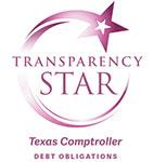 Transparency Star Award Texas Comptroller Debt Obligations