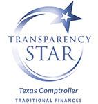 Transparency Star Award Texas Comptroller Traditional Finances