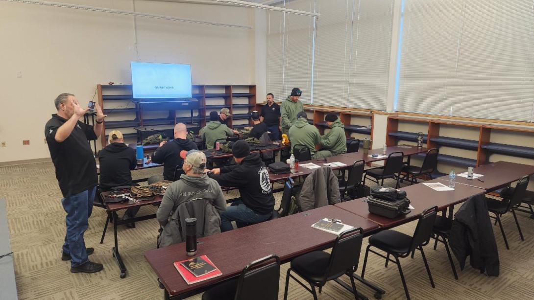 Bomb training at Training Center