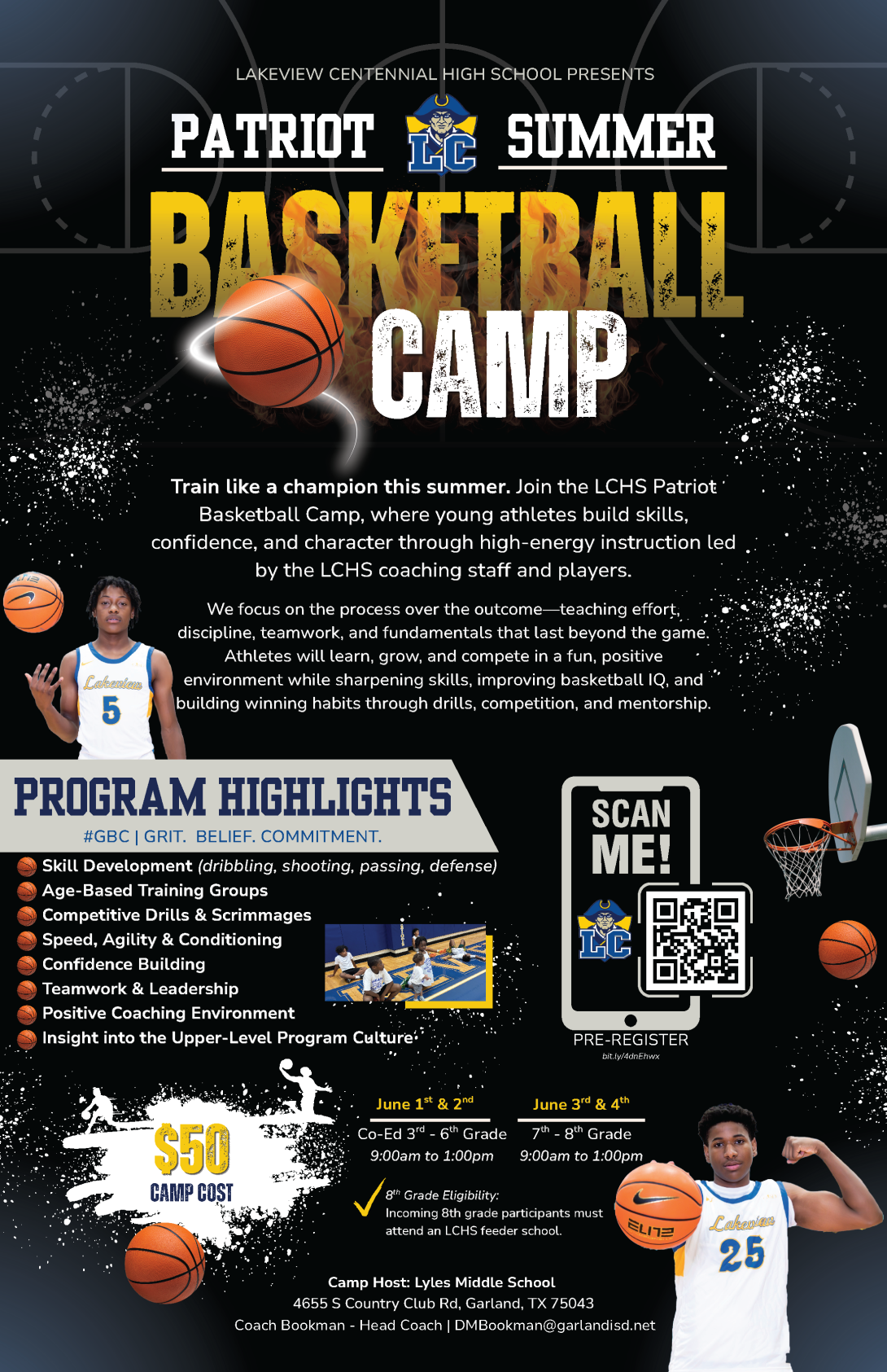 LCHS Basketball Camp 2026