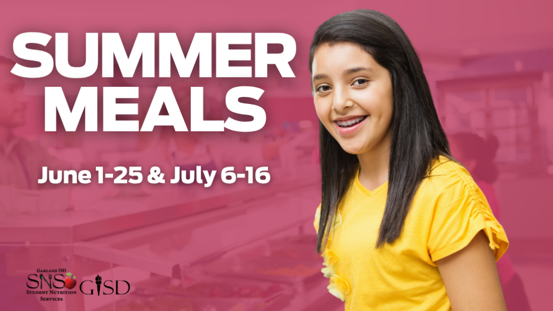 summer meals june 1-25 & july 6-16